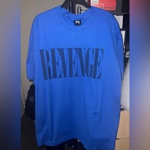 Revenge NIRVANA RHINESTONE TSHIRT Blue